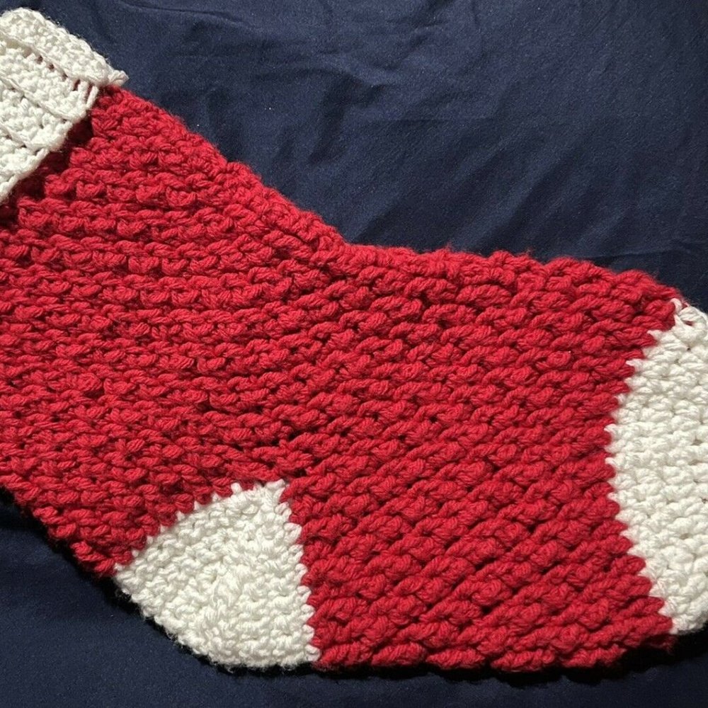 Handmade Crochet Christmas Stocking